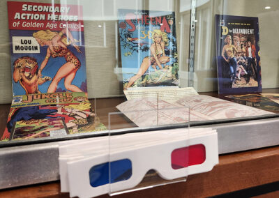Jungle girl comics with 3-D glasses