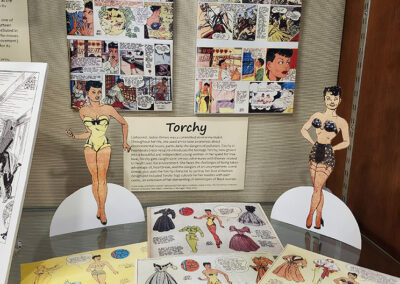 Torchy comics, paper dolls, and paper clothes